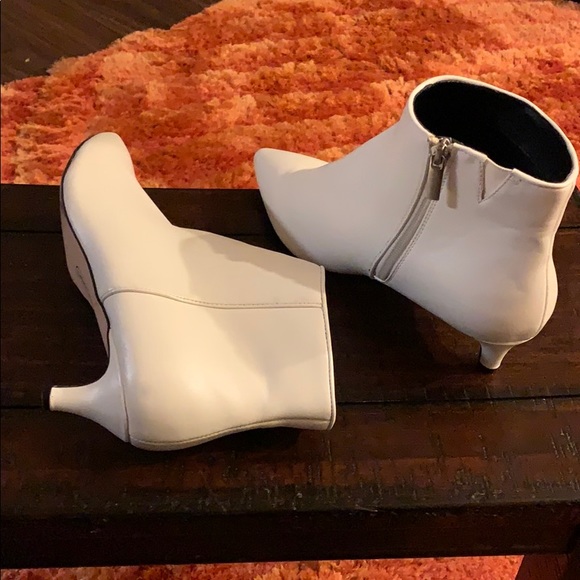 White Ankle Boots - Picture 7 of 7